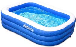 1. Homech Family Inflatable Swimming Pool