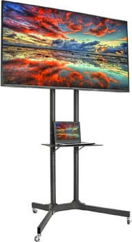 1. VIVO Mobile TV Cart for 32-65 inch LCD LED Plasma Flat Panel Screen TVs