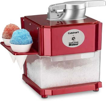 5. Cuisinart Snow Cone Maker, One Size, Red