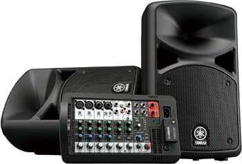9. Yamaha Portable PA System with Bluetooth Stagepas 400BT