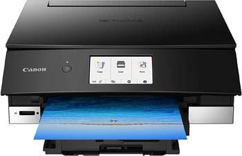 8. Canon TS8220 Wireless All in One Photo Printer with Scanner and Copier