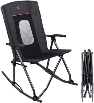 8. PORTAL Oversized Quad Folding Camping Rocking Chair