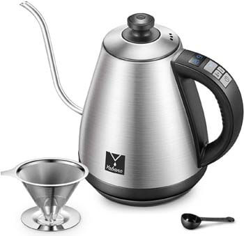 9. Electric Gooseneck Kettle with Variable Temperature Control