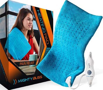 1. MIGHTY BLISS Large Electric Heating Pad