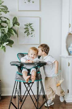 6. Baby Delight Go with Me Uplift Deluxe Portable High Chair