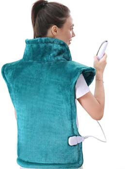 10. Large Heating Pad for Back and Shoulder, 24