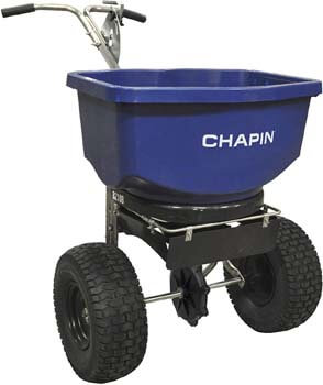 8. Chapin 82108 100-Pound Professional Salt and Ice Melt Spreader