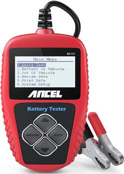8. ANCEL BA101 Professional 12V 100-2000 CCA 220AH Automotive Load Battery Tester