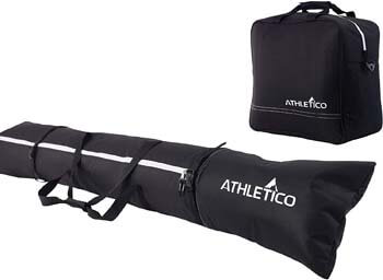 4. Athletico Padded Two-Piece Ski and Boot Bag Combo