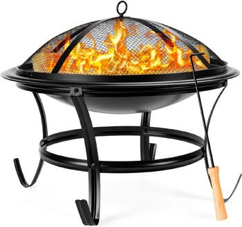 3. Best Choice Products 22-inch Outdoor Patio Steel Fire Pit