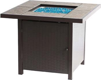 2. BALI OUTDOORS Propane Gas Fire Pit Table