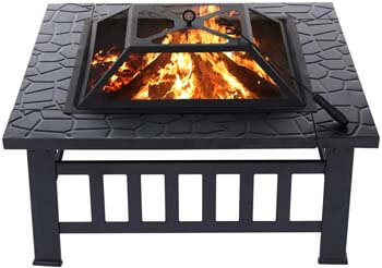4. KINGSO 34'' Outdoor Fire Pit