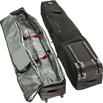 5. Athletico Rolling Double Ski Bag - Padded Ski Bag with Wheels for Air Travel