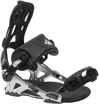 10. System Pro All Mountain Men's Rear Entry Step in Style Snowboard Bindings 2020