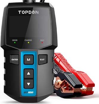 4. TOPDON BT100 100-2000 CCA Automotive Alternator Tester