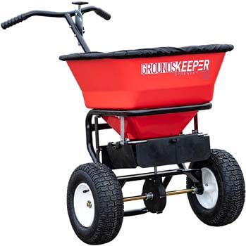 2. Buyers Products 3039632R Grounds Keeper Salt Spreader, Red