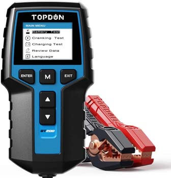 9. TOPDON BT200 100-2000CCA Automotive Alternator Tester