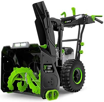 10. EGO Power+ SNT2400 24 in. Self-Propelled 2-Stage Snow Blower