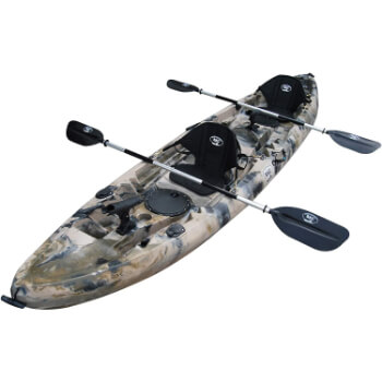 6. BKC TK219 12.2' Tandem Fishing Kayak