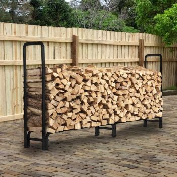 8. Kingso Outdoor Firewood Rack